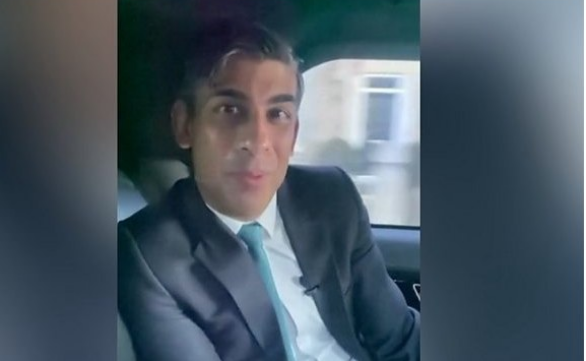 බ්‍රිතාන්‍ය අග්‍රාමාත්‍ය රිශී සුනක් වෙත පොලීසිය විසින් දඩ නියම කරයි