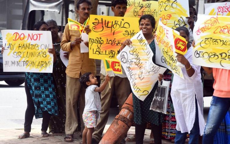 Protest against Canadian PM’s statement