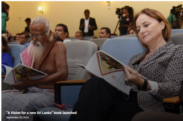 “A Vision for a new Sri Lanka” book launched