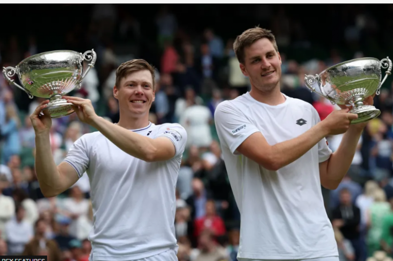 Wimbledon 2024: Britain’s Patten and Finn Heliovaara win doubles title
