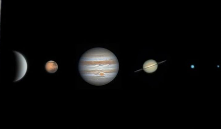 සිකුරු – සෙනසුරු – චන්ද්‍රයා එකට ළංවන ත්‍රිත්ව සංයෝගයක් අද