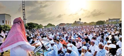Muslims celebrate Hajj festival with Eid prayers
