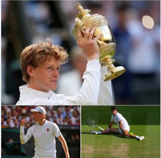 Jannik Sinner wins first Wimbledon title after beating defending champion Carlos Alcaraz