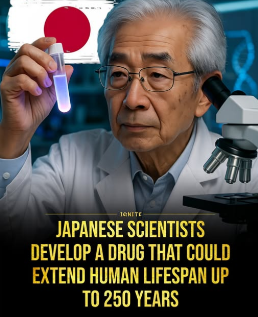 Japanese Scientists Develop a drug that could extend human lifespan up to 250 years