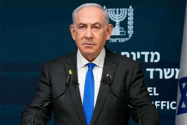 බෙන්ජමින් නෙතෙන්යාහු අත්අඩංගුවට ගැනීමට වරෙන්තුවක්