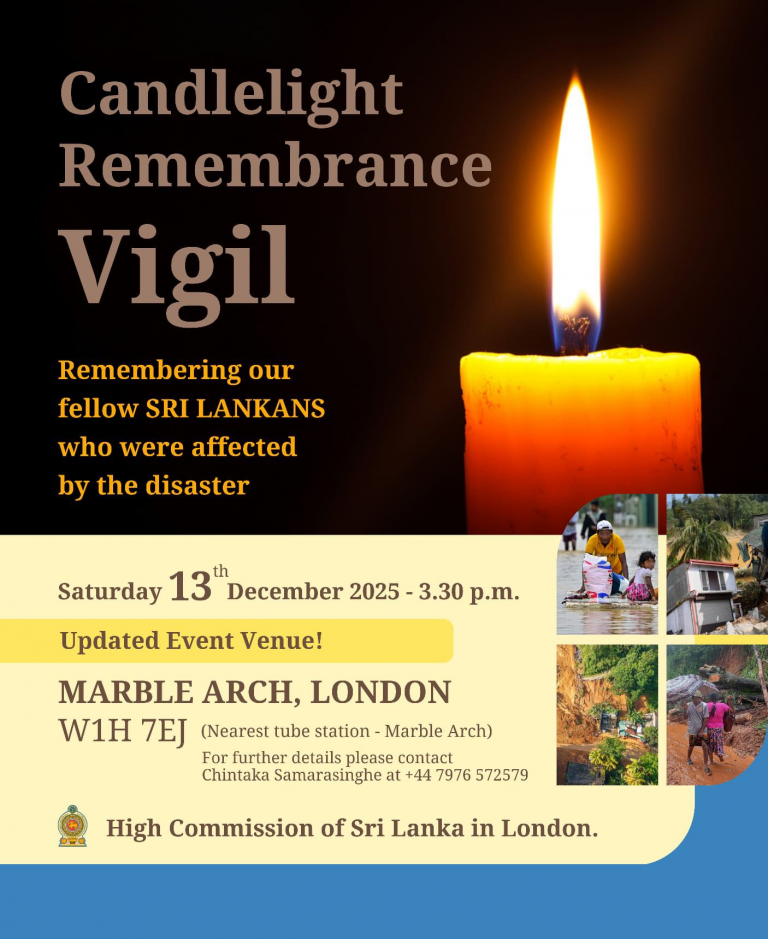 Candlelight Remembrance Vigil                   –