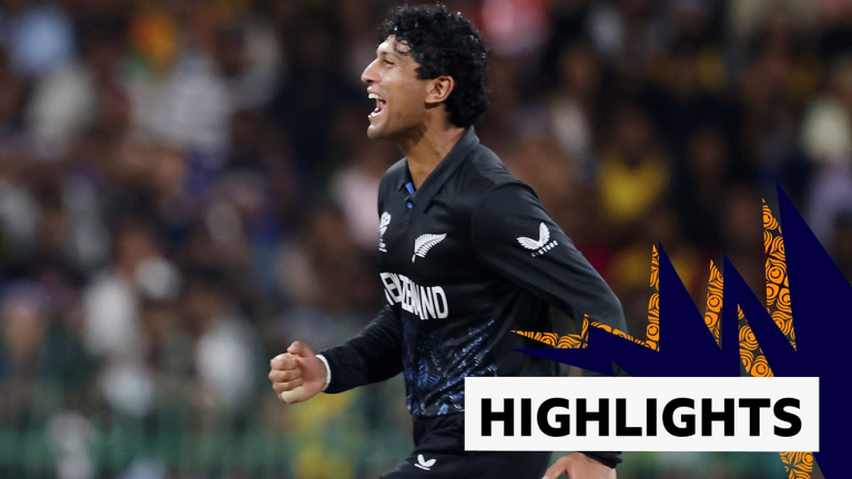 Sri Lanka collapse against New Zealand to exit                T20 World Cup